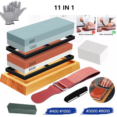 Knife sharpening stone kit - knife,